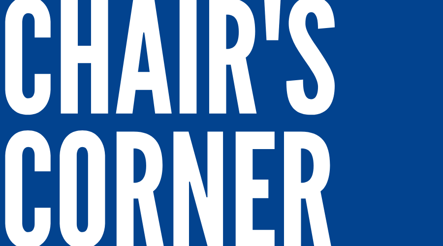 Chair's Corner - January 2020