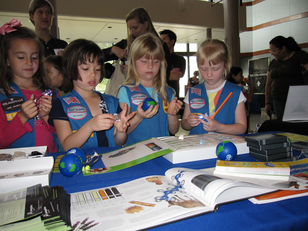 Girl Scout Day with the Society of Women Engineers