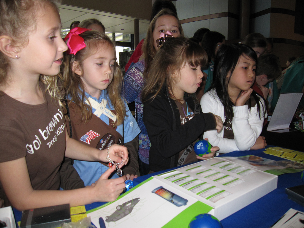 Girl Scout Day with the Society of Women Engineers